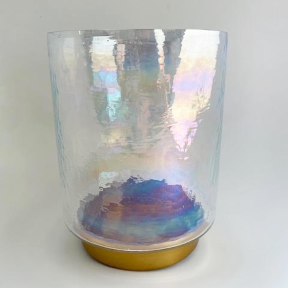 Iridescent Hurricane Candle Holder - Picture 2 of 5